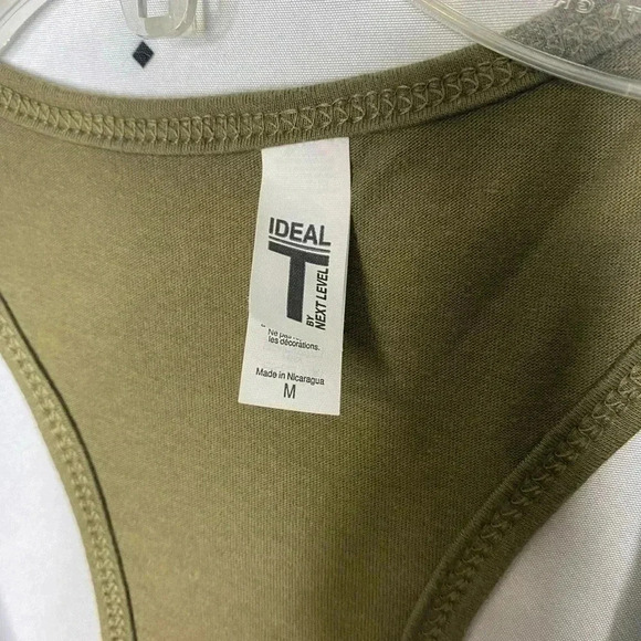 Next Level Green Soccer Racerback Tank - Picture 4 of 5